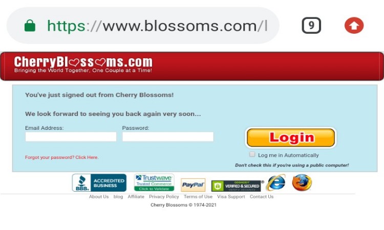 Cherry blossoms dating site login in Lucknow