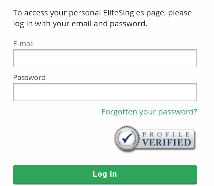 Why cant i log into elitesingles?