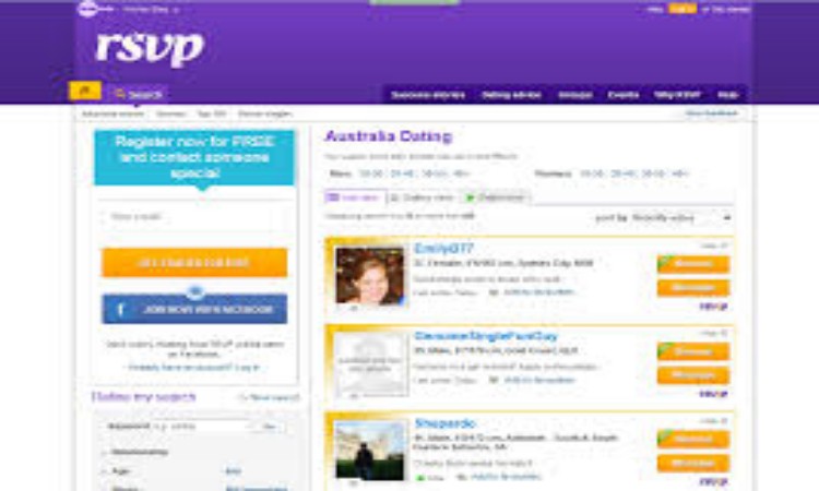 RSVP Login Page - RSVP Dating Site Login - www.rsvp.com.au/ login